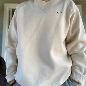 Nike sweatshirt beige size medium